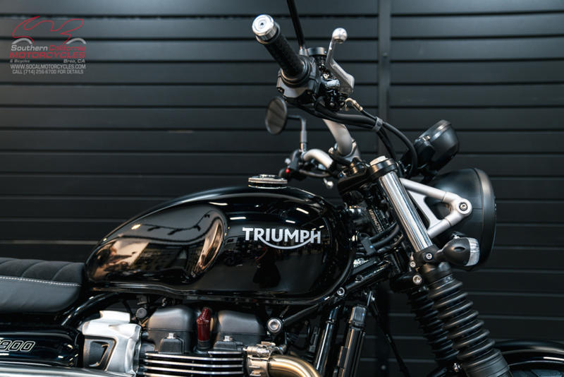 Triumph Scrambler Jet Black The Riders Histories