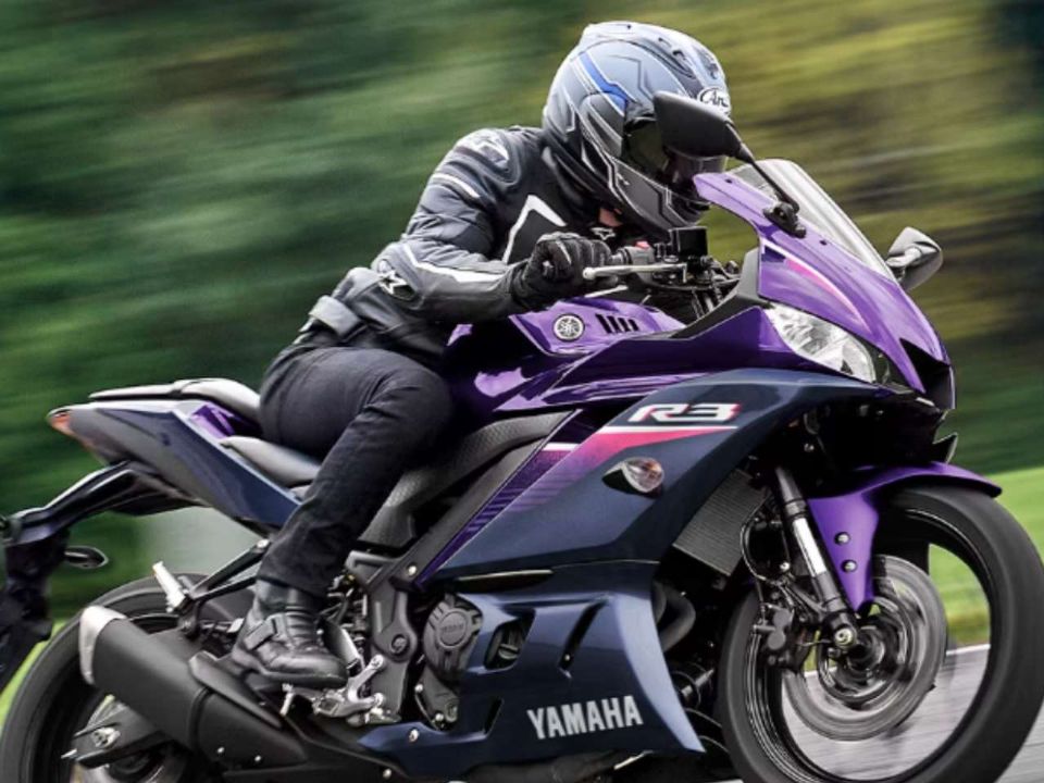 Yamaha R3 2024 surge nova cor roxa no Brasil The Riders Histories