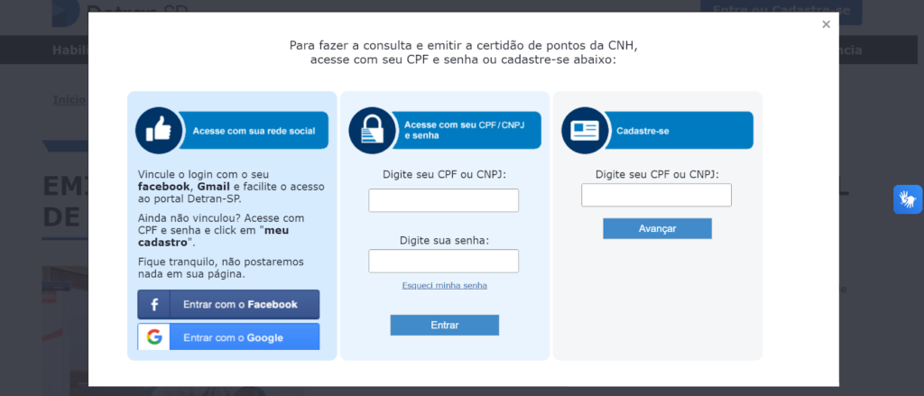  Consultar a CNH