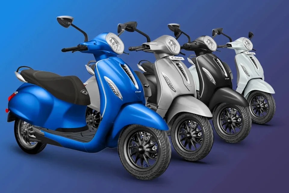 Scooter Elétrica Bajaj Chetak Blue 3202