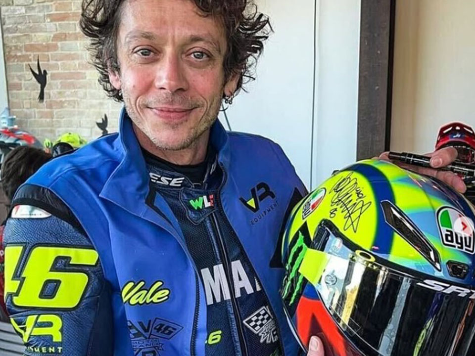 Valentino Rossi Leilão do Capacete