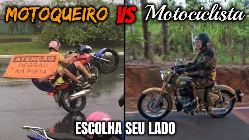 Motoqueiros vs. Motociclistas