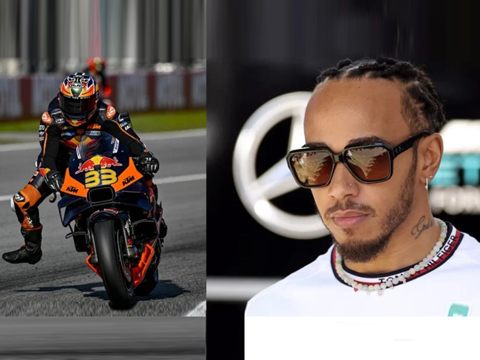 Lewis Hamilton na MotoGP