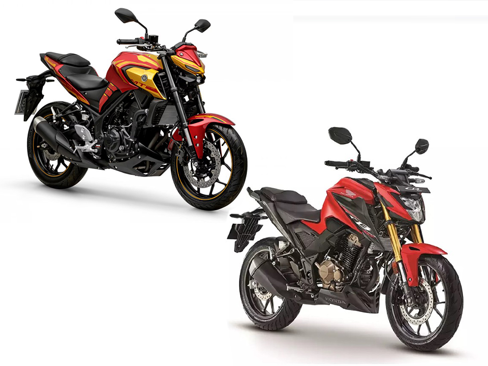 Yamaha MT-03 vs. Honda CB 300F Twister