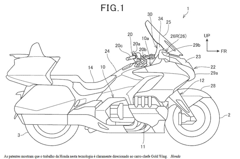 Lidar na Honda Gold Wing