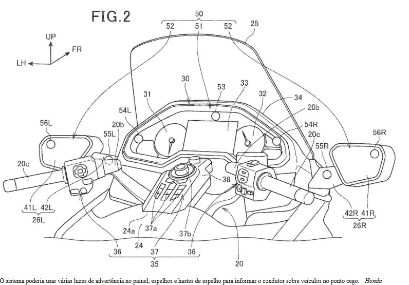 Lidar na Honda Gold Wing