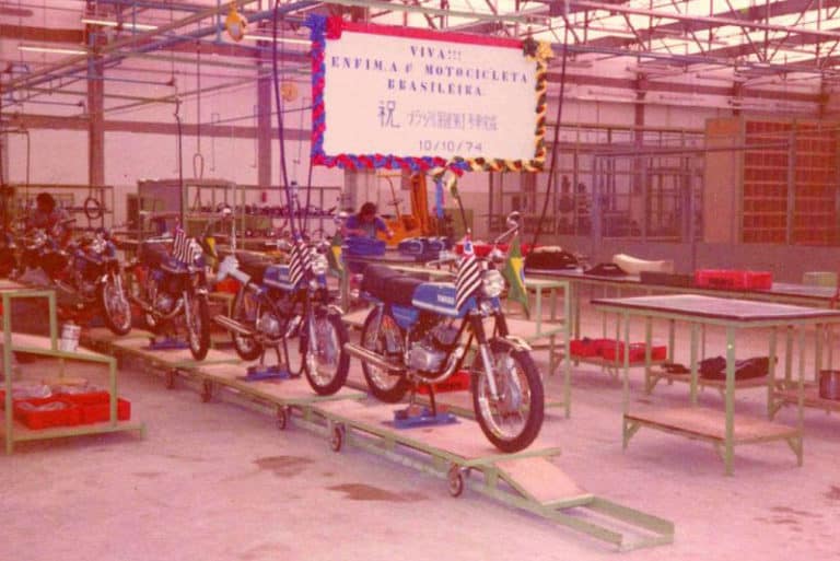 Yamaha Celebrando 5 Milhões de Motos Produzidas