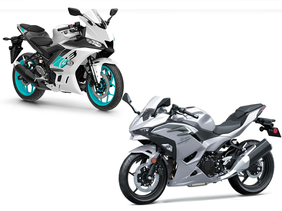 Yamaha R3 ABS 2025 vs Kawasaki Ninja 400 2025