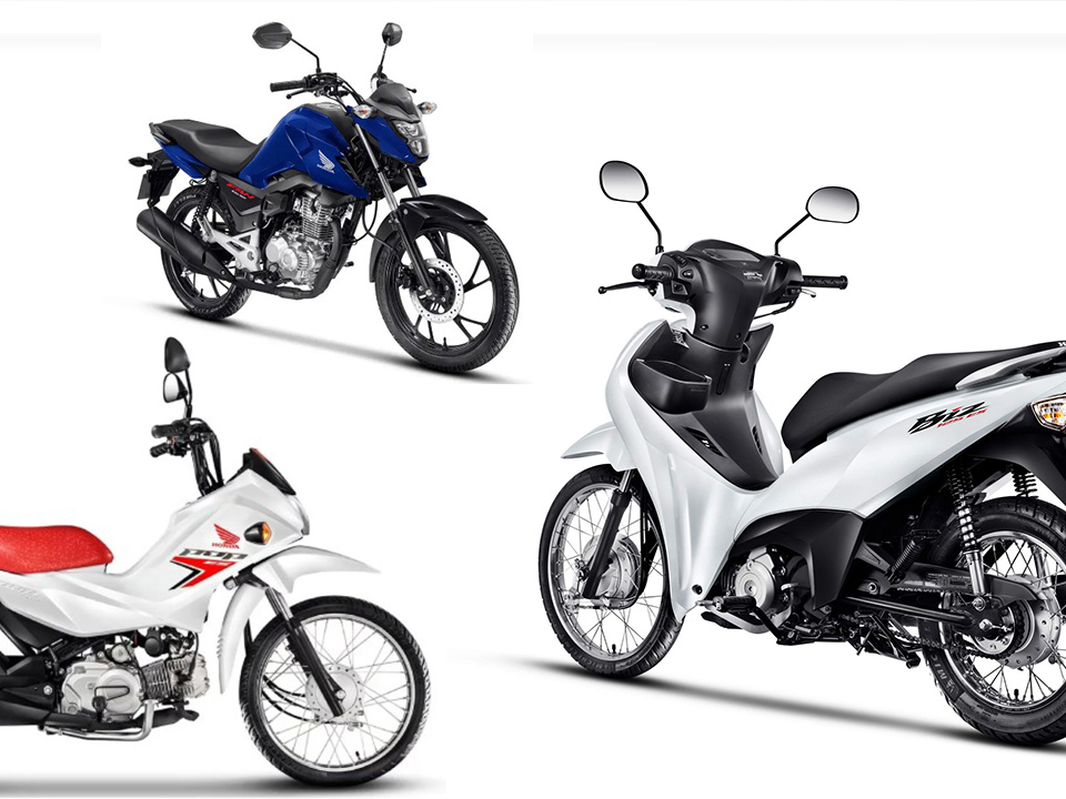 5 motos mais econômicas