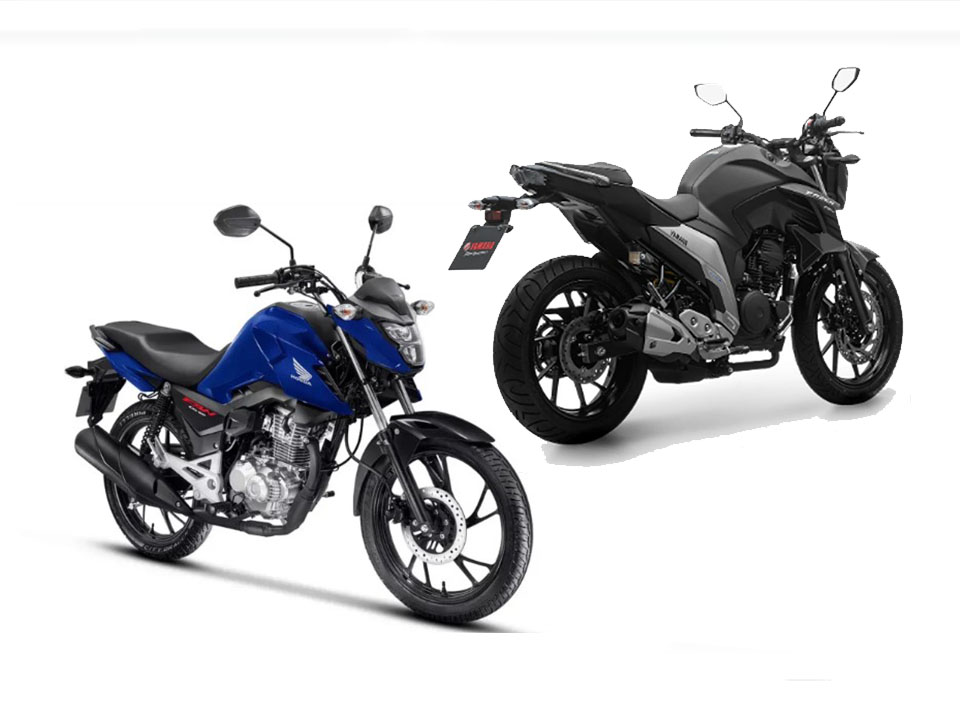 Honda CG 160 vs Yamaha Fazer 250