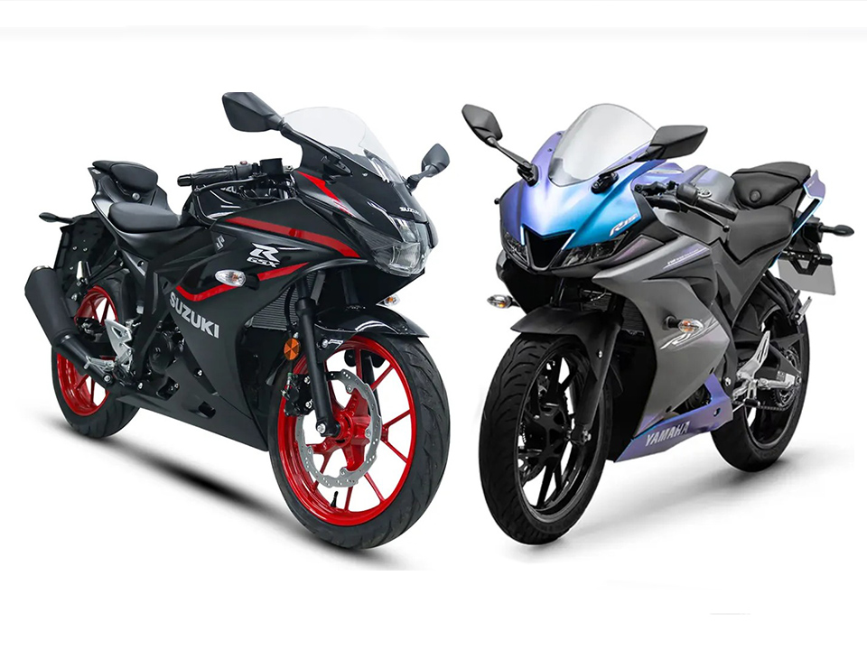 Suzuki GSX-R150 2025 vs Yamaha R15