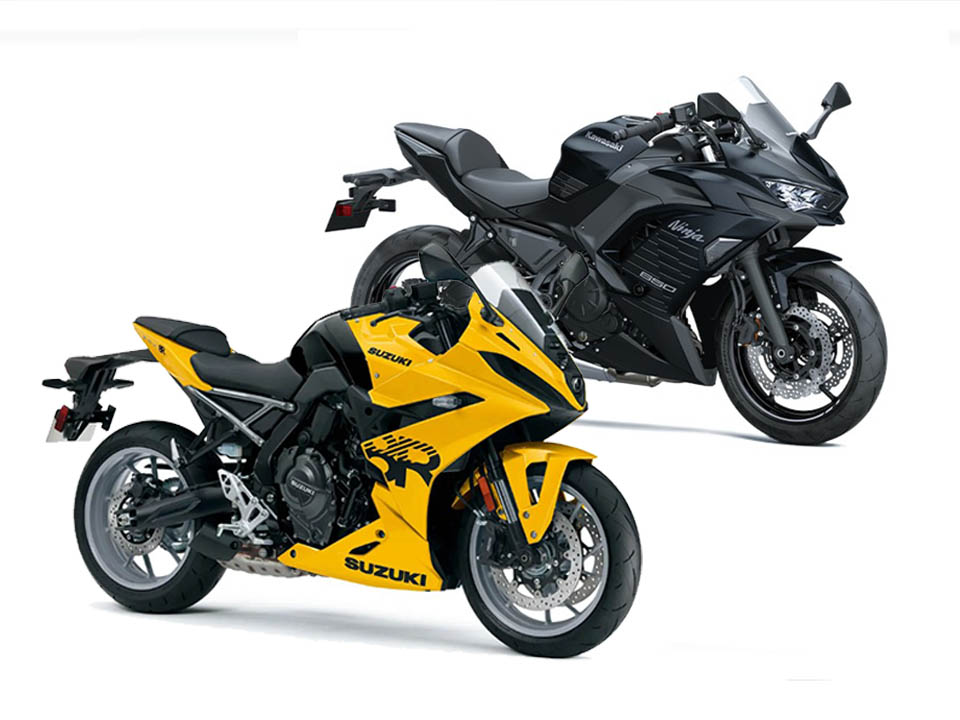 Suzuki GSX-8R vs Kawasaki Ninja 650