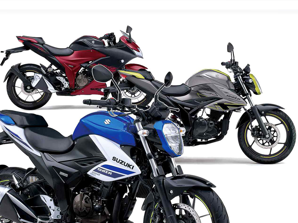 Suzuki Gixxer 150 e 250 2025