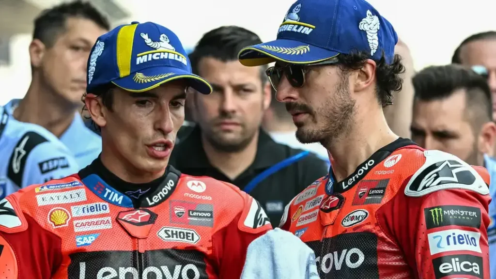 Ducati já "esqueceu" Bagnaia por Márquez?